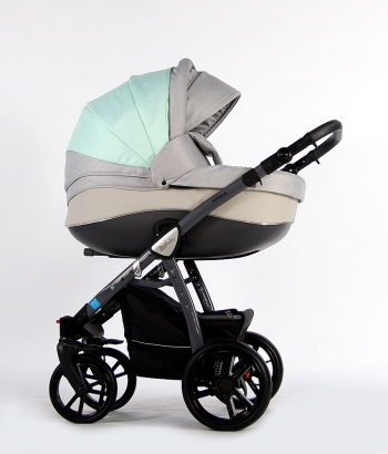 Коляска 2 в 1 Farfello Estella — ST1802 серо-мятный