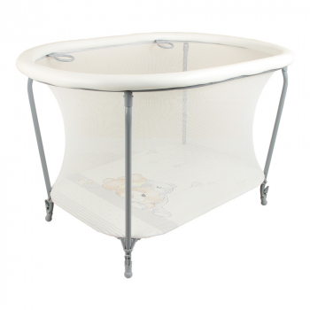 Манеж детский Globex Овал коллекция Мишки — Серый