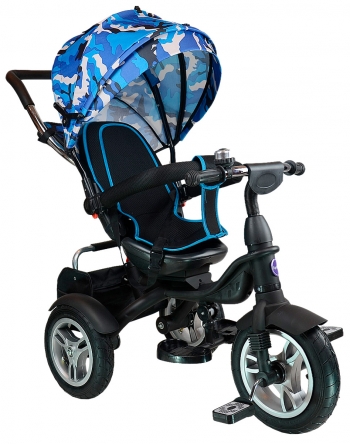 Велосипед детский трехколёсный Farfello TSTX6688-4 — камуфляж синий