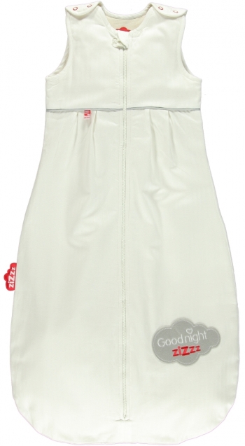Спальный мешок Zizzz из овечьей шерсти 6-24 месяцев — Grey Cloud Red Letters