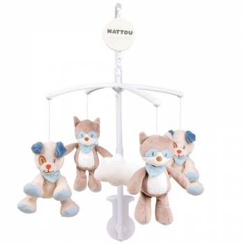 Мобиль Nattou — Jim & Bob Собачка и Енот 333276
