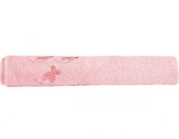 Полотенце Odenwalder с уголком 100х100 см Рыбы 032022-1 — Light Coral 0815