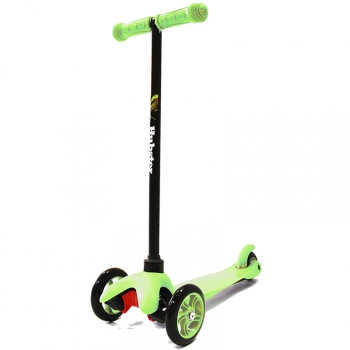 Трехколесный самокат Hubster Mini — зеленый