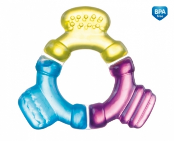 Прорезыватель водный охлаждающий Canpol арт. 2/859, 0+ мес. — трехцветный