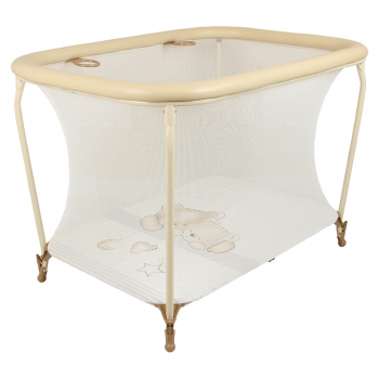 Манеж детский Классик коллекция Мишки — Бежевый