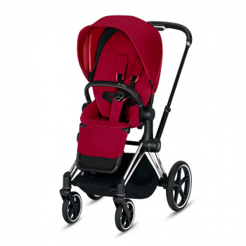 Прогулочная коляска Cybex Priam III (шасси Chrome Black) — True Red