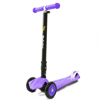 Трехколесный самокат Hubster Plus — фиолетовый