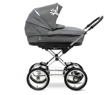 Коляска 2 в 1 Silver Cross Sleepover 3 — Cadet Grey