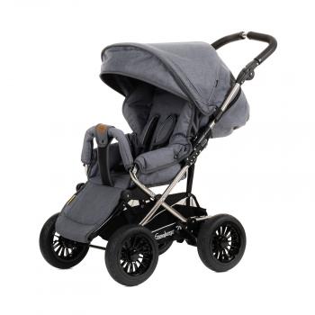 Прогулочная коляска Emmaljunga Scooter 4 AIR Lounge — Grey