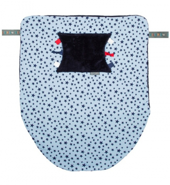 Многофункциональный плед Cheeky Chompers — синие звезды