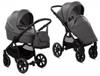 Коляска 2 в 1 Noordi Fjordi Leather — Shadow Grey 819