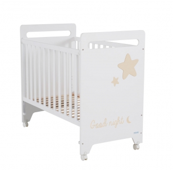 Детская кроватка Micuna Istar 120x60 — White/Sand