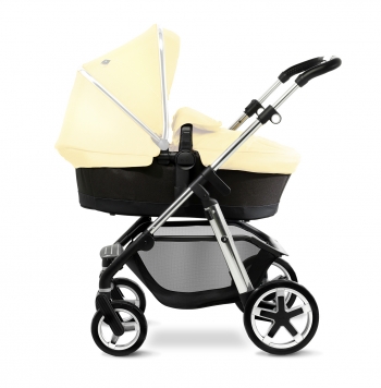 Коляска 2 в 1 Silver Cross Pioneer — Carrycot/Chassis Silver