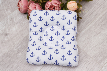 Подушки для малыша Amarobaby для кормления и сна якоря — синий