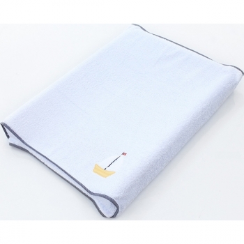 Простынь Ceba Baby на резинке на пеленальный матрасик 50x70 см — Marine blue