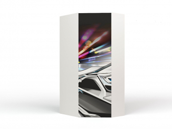 Шкаф угловой ABC-KING POLICE — City 1 правый