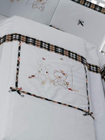 Постельный комплект Roman Baby COUNTRY 5 предметов  — Nocciola (Кофейный)