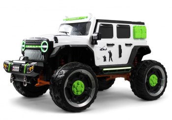 Детский электромобиль RiverToys М003БХ — (белый)