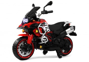 Детский электромотоцикл RiverToys М009БХ — (красный)
