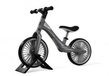 Детский беговел RiverToys HB-007-12 — (серый)