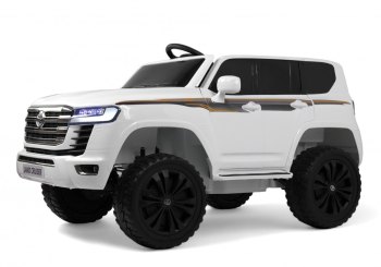 Детский электромобиль RiverToys Toyota Land Cruiser 300 L999LL — (белый)