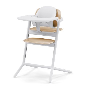 Стульчик Cybex Lemo 4-in-1 Set с мягким вкладышем — (Sand White)