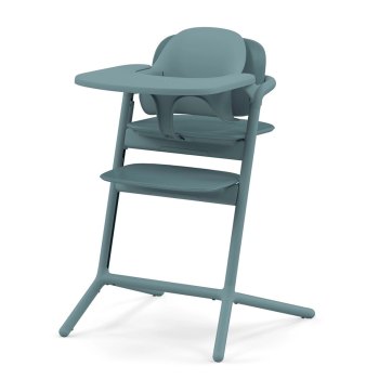 Стульчик Cybex Lemo 4-in-1 Set с мягким вкладышем — (Stone Blue)