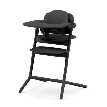 Стульчик Cybex Lemo 4-in-1 Set с мягким вкладышем — (Stunning Black)