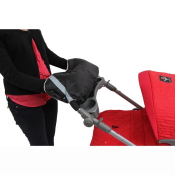 Муфта для коляски Bambola шерстяной мех,плащевка,кнопки