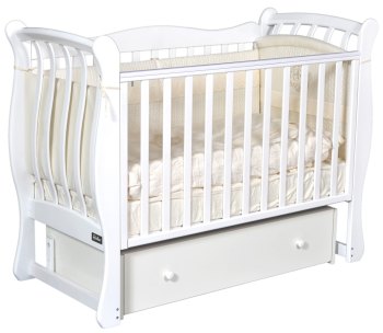 Детская кроватка Bellini Adriana Elegance (универсальный маятник) — (белый)