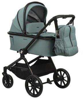Детская коляска Indigo Solar 3 в 1 — зеленый