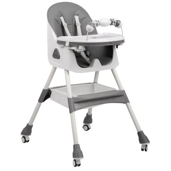 Стульчик для кормления Indigo Corn — темно-серый