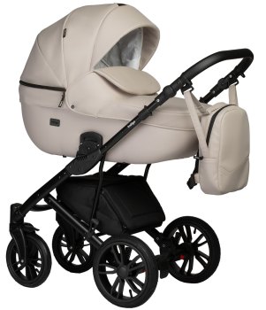 Детская коляска Indigo Mio Eco 2 в 1 — (02 св.бежевая кожа)