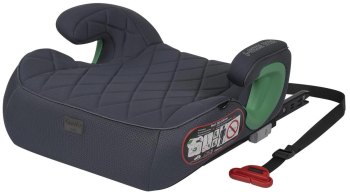 Автокресло Indigo QuickFix Isofix 22-36 кг — (серый-серая сетка)