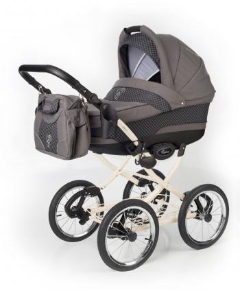 Коляска для новорожденных Esspero Classic (шасси Beige) — Carbon