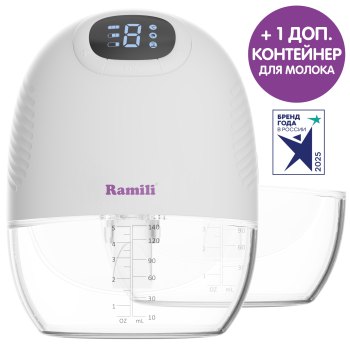 Четырехфазный бионический молокоотсос Ramili SE300 с дополнительным контейнером SE300TB — (SE300SE300TB)