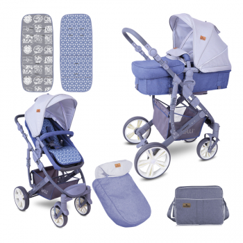 Коляска-трансформер LORELLI Verso — Серый / Grey 1960
