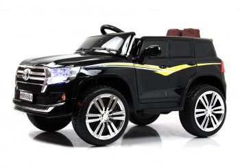Детский электромобиль RiverToys М555БХ — (черный глянец)