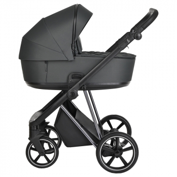 Коляска 2 в 1 Roan Sol Lux — Volcano/Nikiel/руч.Черный