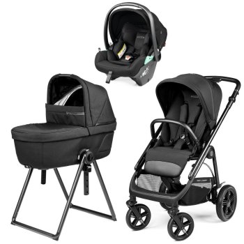 Коляска 3 в 1 Peg Perego Veloce TC Belvedere Lounge — (True Black New новый без коробки)