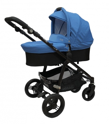 Коляска 2 в 1 Bebe Due Beyond Poly — Голубой
