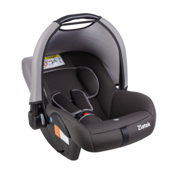 Автокресло Zlatek COLIBRI NEW, гр. 0+ — серый умбро