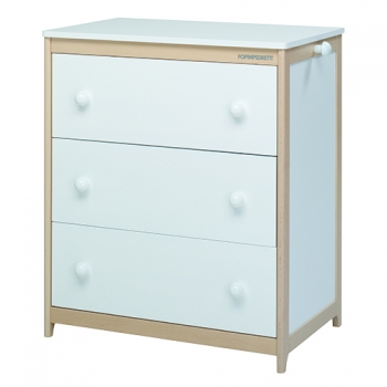 Пеленальный комод Foppapedretti Flora с ванночкой — Naturale-Bianco