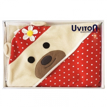 Плед BabyOno с хлопковой подкладкой — White daisy