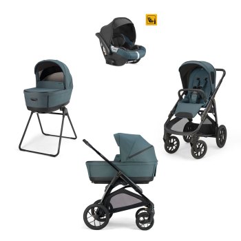 Коляска 3 в 1 Inglesina Aptica XT (DRW I-Size) с подставкой под люльку Stand Up — (Himalaya Blue 2026)