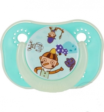 Силиконовая пустышка в форме вишенки Farlin с 0 мес. — Голубой