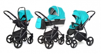 Коляска 3 в 1 Esspero Newborn Lux Alu (шасси Graphite)