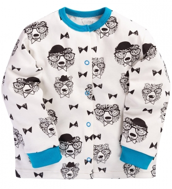 Кофточка с окантовкой горловины Веселый Малыш 