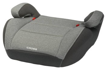 Автокресло-бустер INDIGO CROSS — (серый-т.серый)