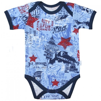 Комбинезон\Боди корот. рукав Веселый малыш 